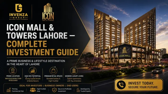 Icon Mall & Towers Lahore — Complete Investment Guide 2026
