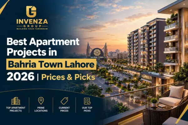 Modern apartment projects in Bahria Town Lahore 2026 featuring prices, prime locations, luxury living, and investment picks.